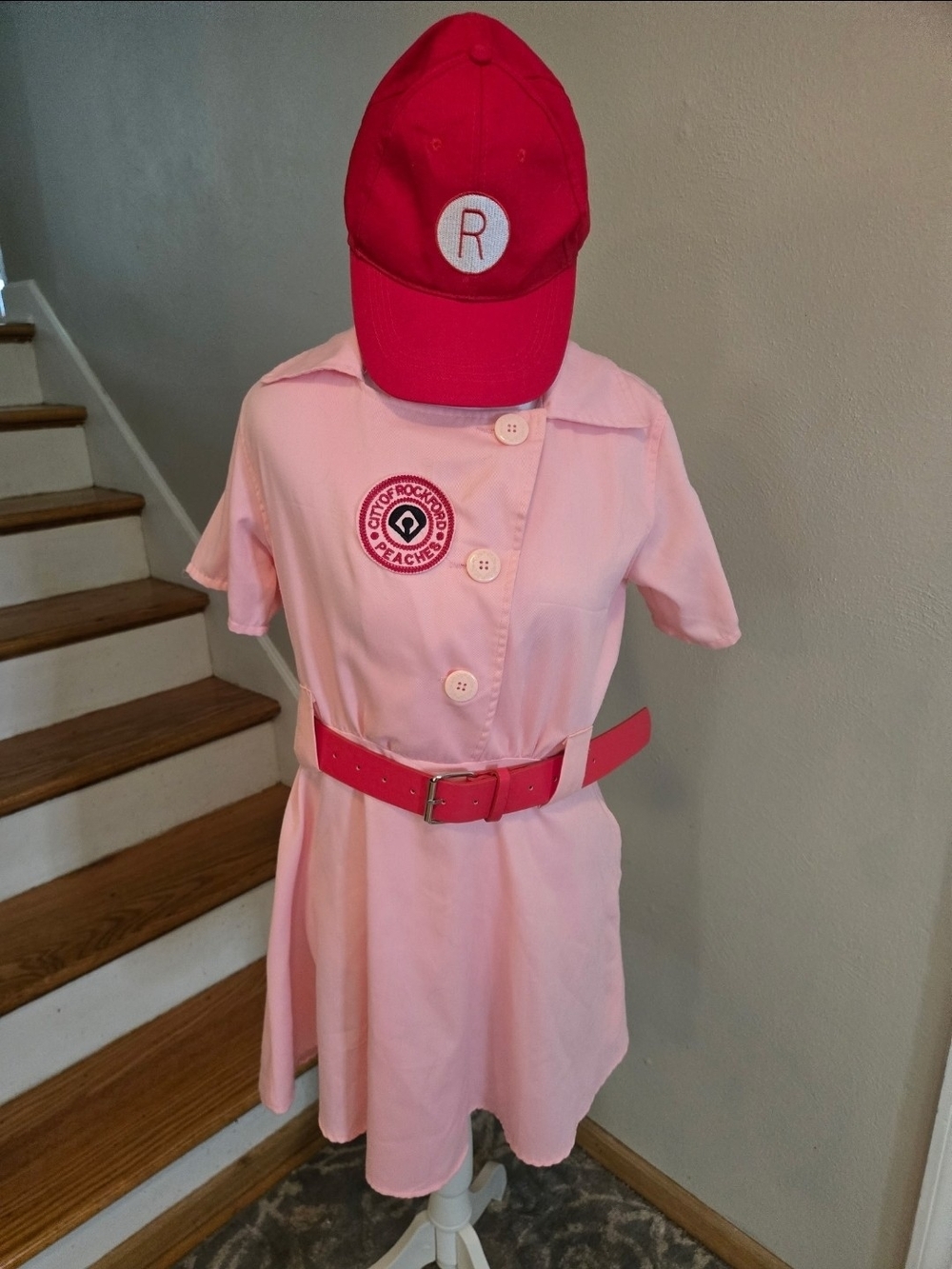A League of Their Own Rockford Peaches Women's Halloween Costume Size Medium